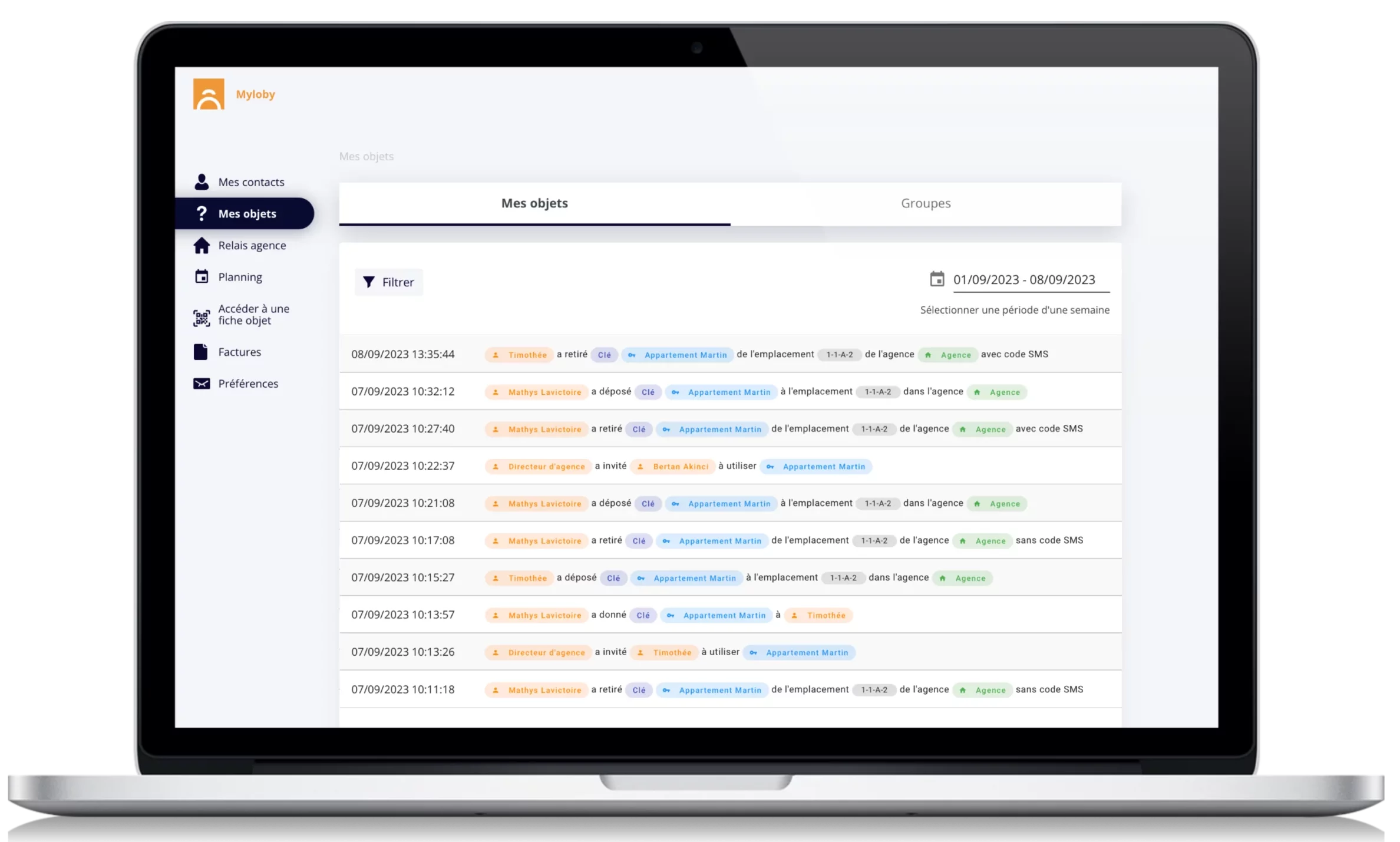 Traçabilité des Clés avec gestion de maintenance Traçabilité des Clés avec gestion de maintenance