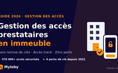 Gestion des accès prestataires en immeuble : le guide 2026
